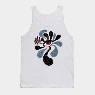 Abstract Surreal Double Red Eye Tank Top